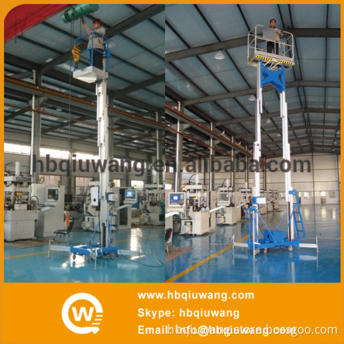 Aluminum vertical electric platform lift